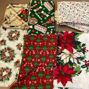 Christmas fabric-assorted remnants